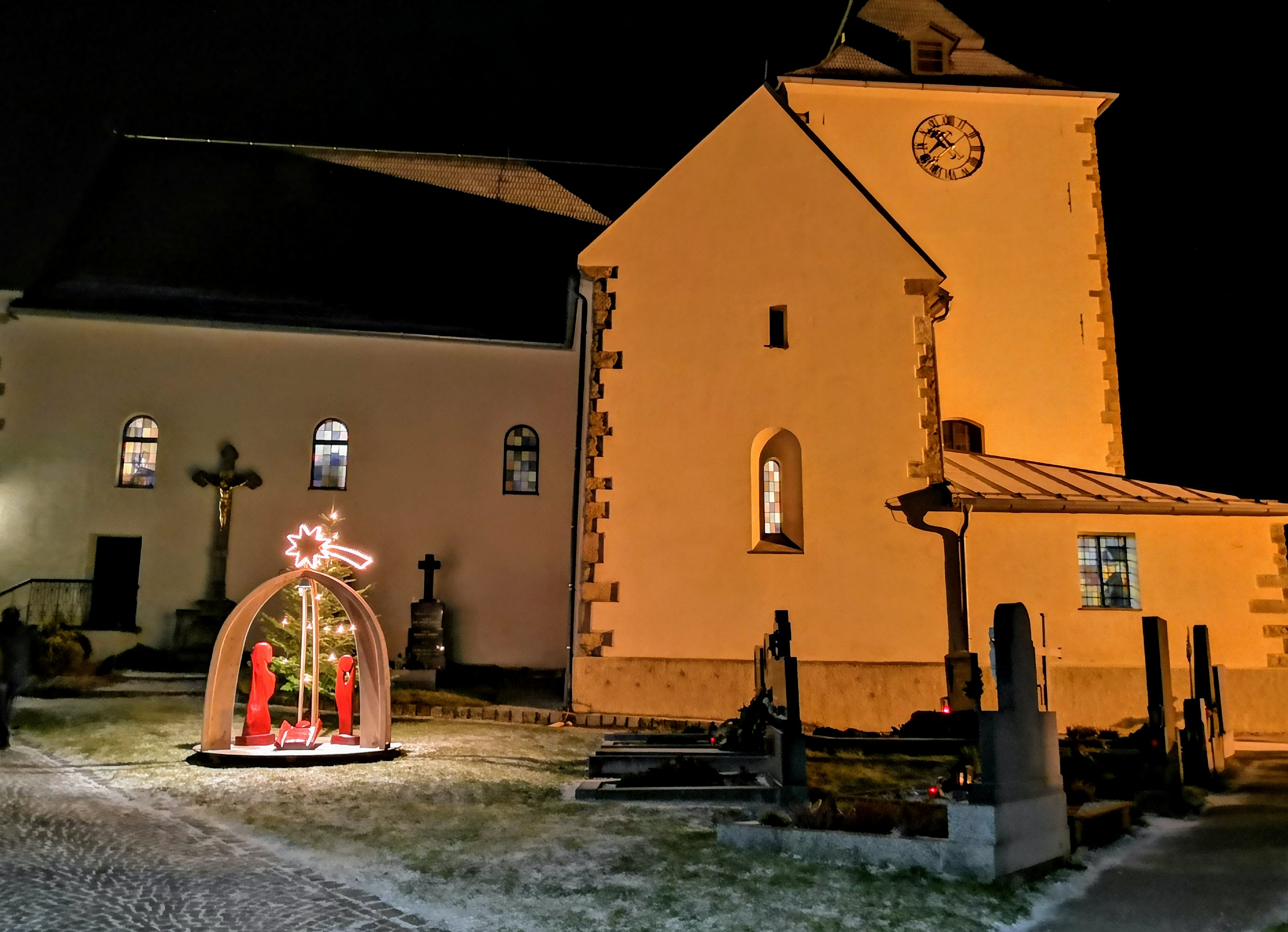 Pfarrkirche Echsenbach, Weihnachten 2018